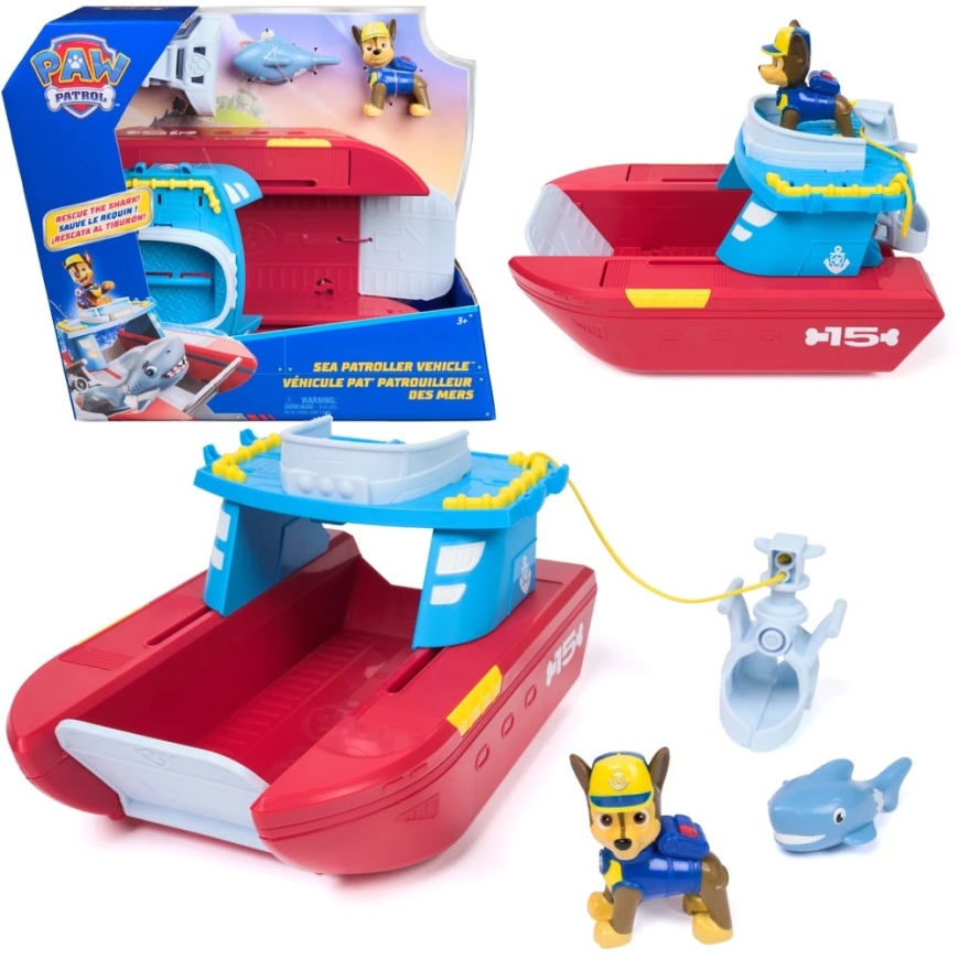 Spin Master Paw Patrol - Sea Patroller 22 cm su griebtuvu (6074778) – 3