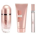 Carolina Herrera 212 Vip Rose Eau De Parfum 80ml Loción Corporal 100ml Eau De Parfum 10ml Carolina Herrera 212 Vip Rose Eau De Parfum 80ml Loción Corporal 100ml Eau De Parfum 10ml