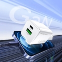 Зарядное устройство Wozinsky WWC-35W | 35W | GaN, PPS | USB-A, USB-C | белое Зарядное устройство Wozinsky WWC-35W | 35W | GaN, PPS | USB-A, USB-C | белое