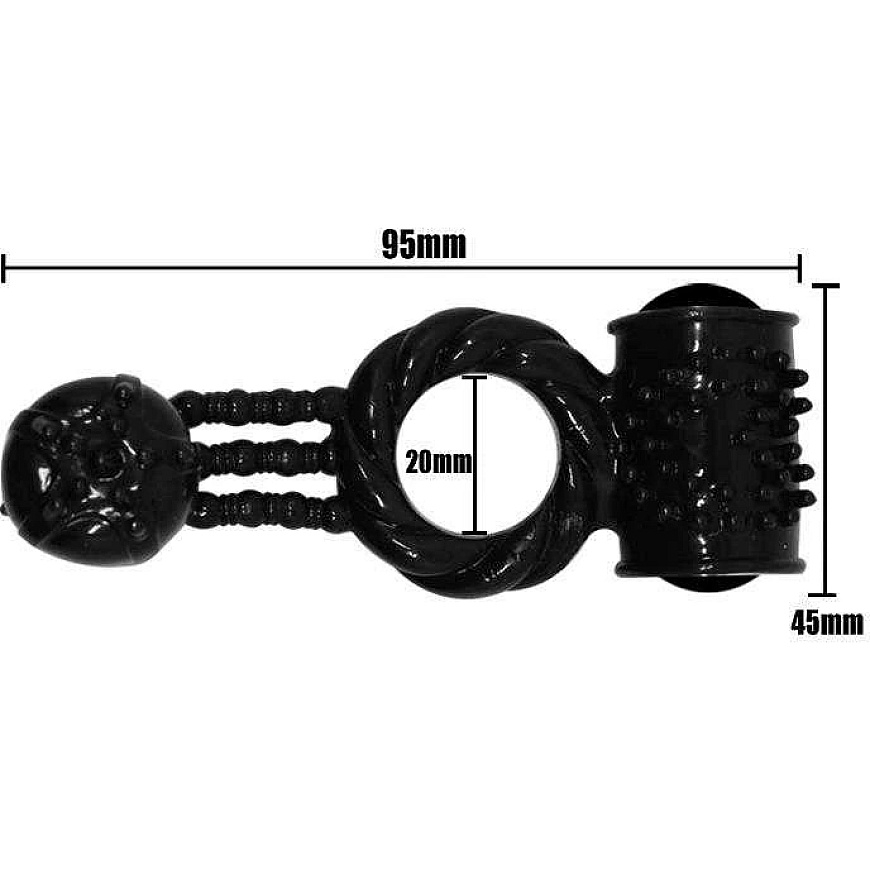BAILE Penio žiedas, stimuliuojantis vibratorius – 5