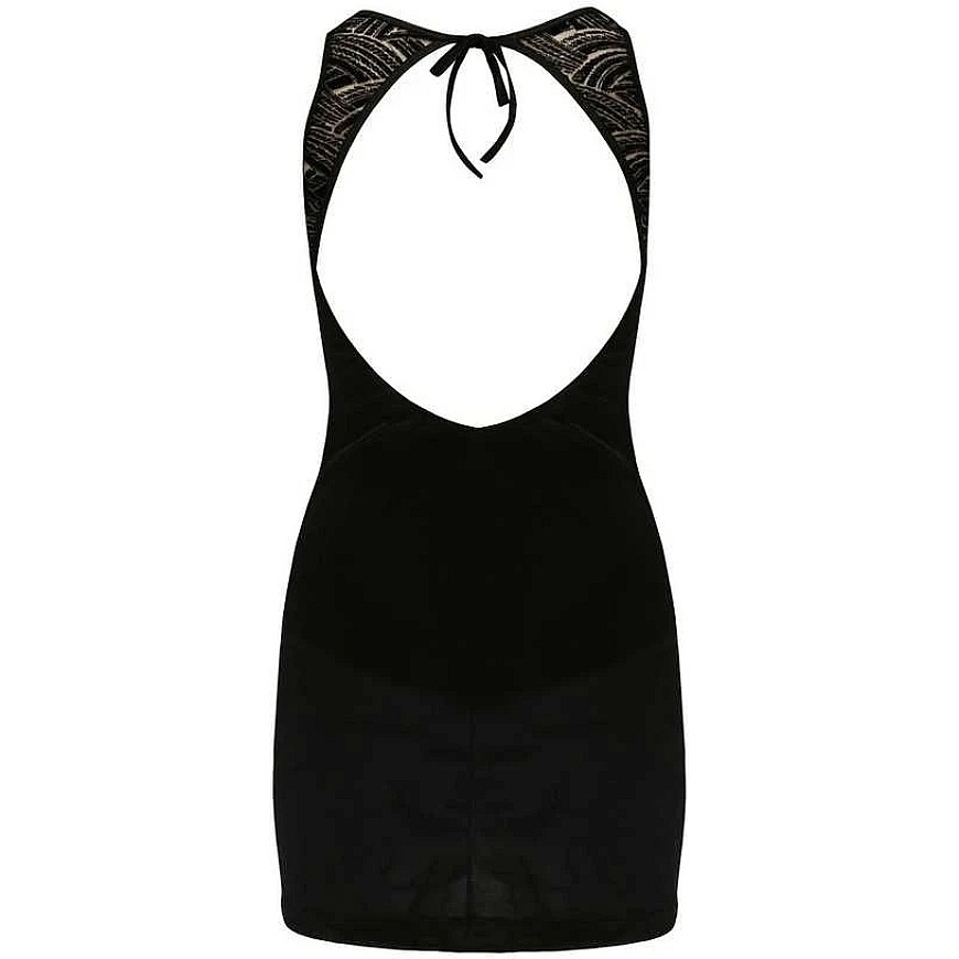 Apatiniai drabužiai-LARA CHEMISE juodas L/XL - Casmir – 4
