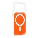Clear Fusion Mag phone case with MagSafe support for iPhone 16 Pro Max orange Clear Fusion Mag phone case with MagSafe support for iPhone 16 Pro Max orange