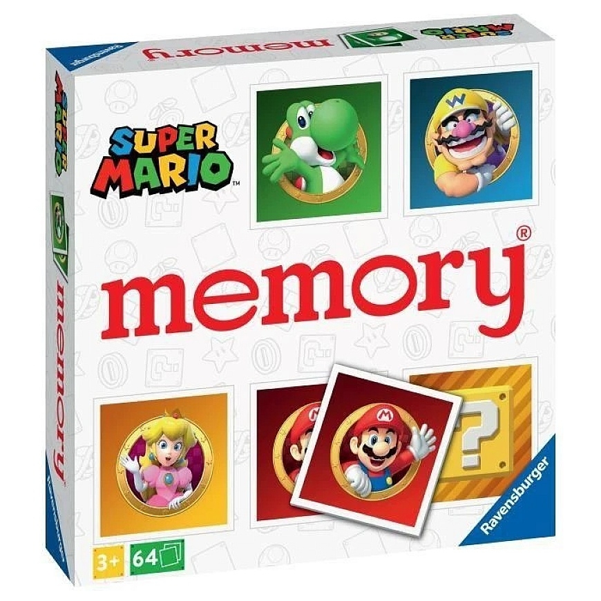 Grand Memory – Super Mario – Mokomasis žaidimas – Nuo 3 metų – 20925 – Ravensburger