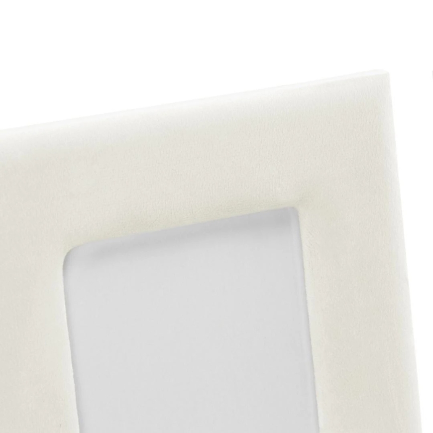 AmeliaHome Kreminės spalvos nuotraukų rėmelis Velvo 19×24 cm – 2