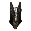 Apatiniai drabužiai-LARA BODY juodas L/XL - Casmir