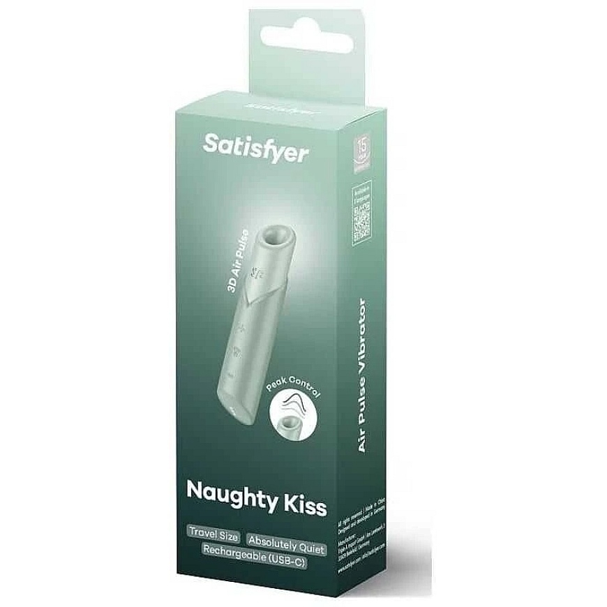 Revlon Satisfyer Air Pulse SATISFYER - NAUGHTY KISS WAVE KLITORIO STIMULIatorius AQUAMARINE
