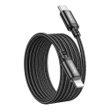 Hoco X89 datu pārraides un uzlādes vads | USB-C uz Lightning | PD | 27W | 2m | melns Hoco X89 datu pārraides un uzlādes vads | USB-C uz Lightning | PD | 27W | 2m | melns