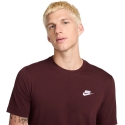 Nike Club Tee vīriešu krekls bordo krāsā AR4997 652 (2XL)