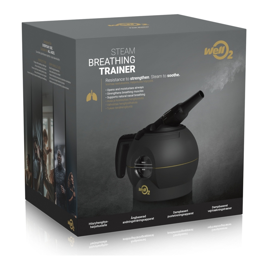 WellO2 Steam Breathing Trainer hingamispraktika seade – 4