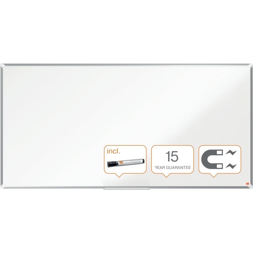 Nobo Premium Plus белая доска, 180 x 90 см, сталь – 4