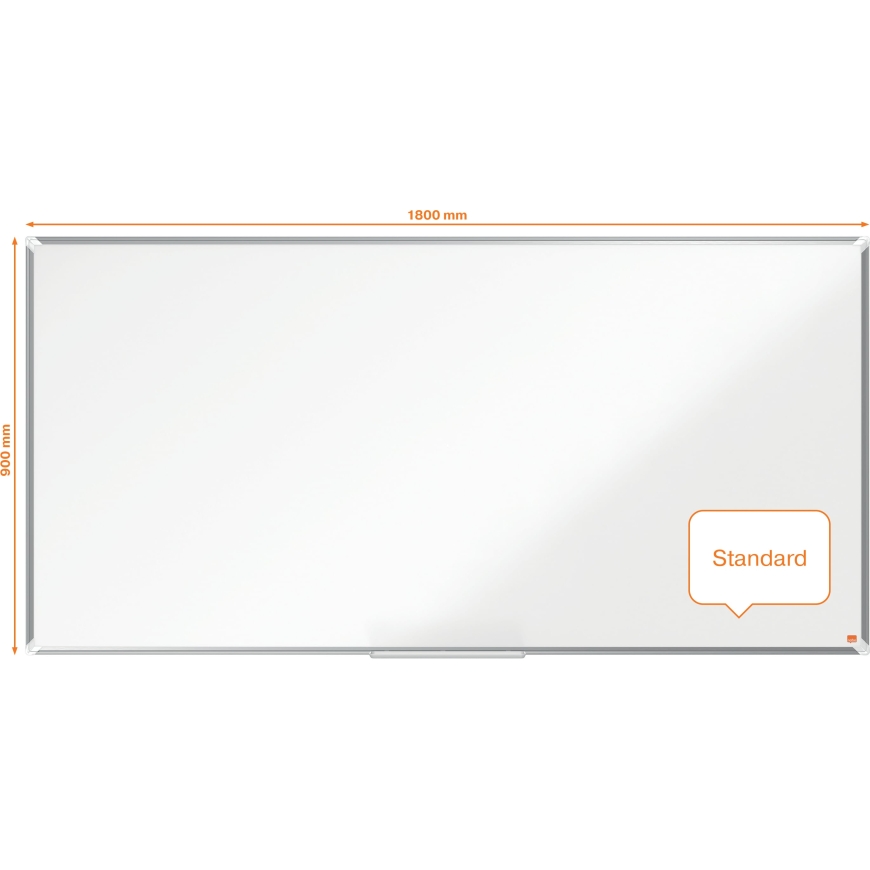 Nobo Premium Plus valge tahvel, 180 x 90 cm, teras – 5