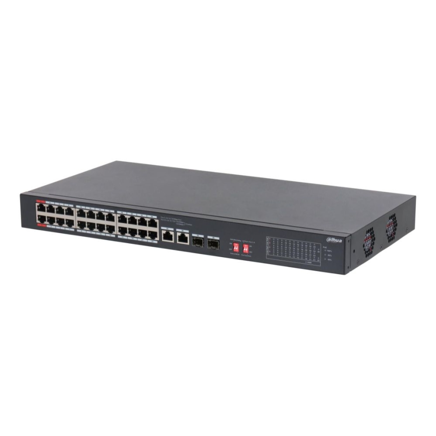 Lüliti||S3226-24ET-375|Lüliti tüüp Haldamata|Rack-montaaž Jah|24xRJ-45 porta|RJ-45 sadamate tüüp Kiire Ethernet (10/100)|Kiire E