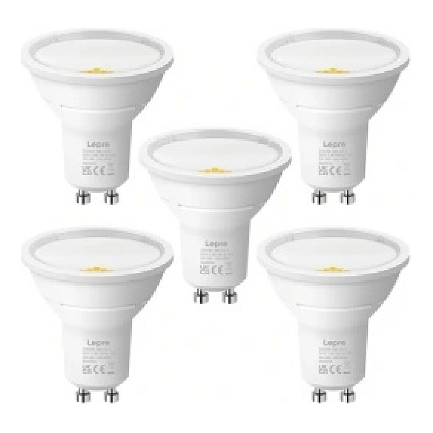 LED-pirn LEPRO 200086-NW GU10 5 tk. – 2