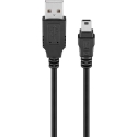 Goobay 93623 USB 2.0 Hi-Speed cable, 1.5 m Black Goobay 93623 USB 2.0 Hi-Speed cable, 1.5 m Black