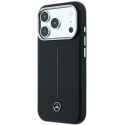 Mercedes odinis pusiau apgaubiantis „Iconic Line“ MagSafe dėklas iPhone 18 Pro / 17 Pro – juodas