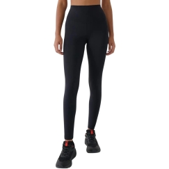 4F Naisten Leggingsit FNK F487 Tumman Mustat 4FWAW26TFTIF487 20S (S)