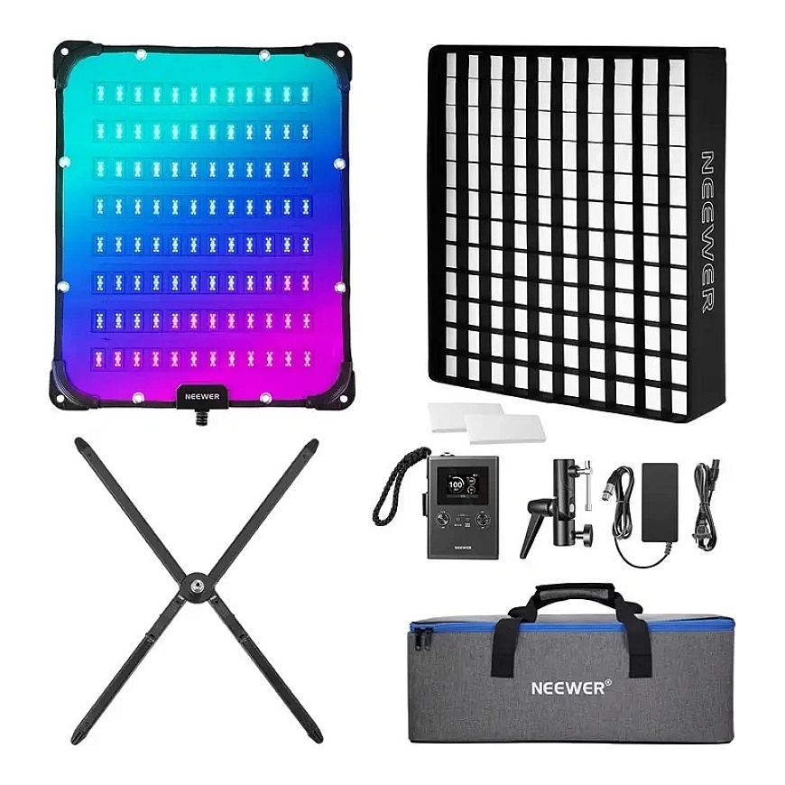 NEEWER FL100C Taipuva LED-paneeli
