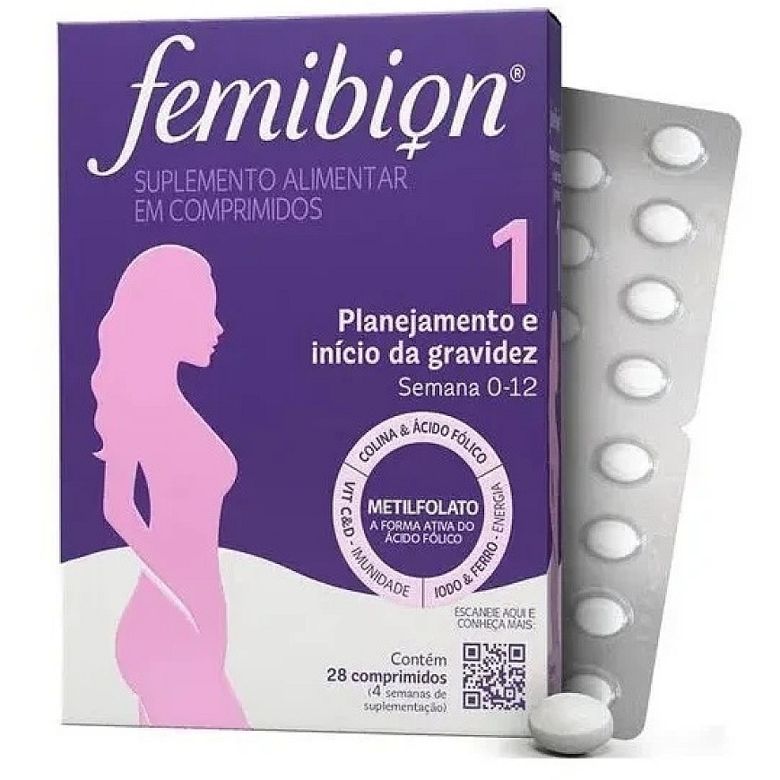 Femibion 1 uztura bagātinātājs topošajām māmiņām 28 tabletes – 2