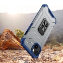 Crystal Ring Kickstand Tough Rugged maciņš ar statīvu telefonam iPhone 13 mini zils Crystal Ring Kickstand Tough Rugged maciņš ar statīvu telefonam iPhone 13 mini zils