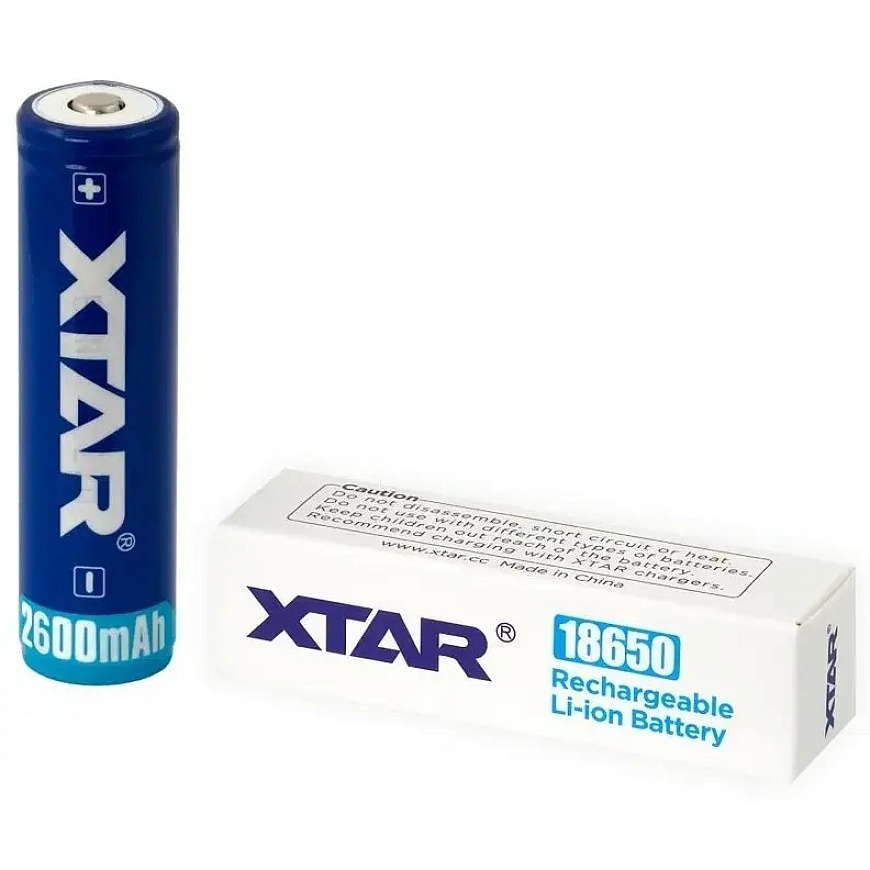 Įkraunama baterija 18650 3.7V 2600mAh Li-Ion PCB