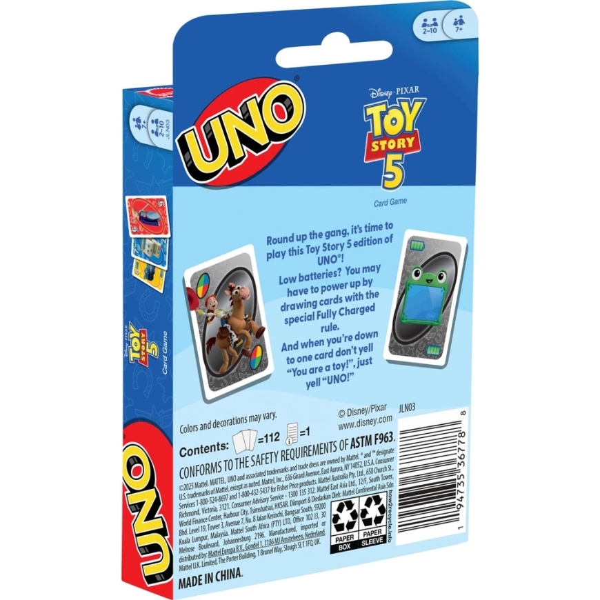 Mattel Games - UNO Rotaļlietu stāsts 5 (JLN03) – 3