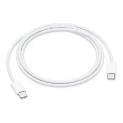 OEM data transfer and charging cable | USB-C to USB-C | white (OEM)