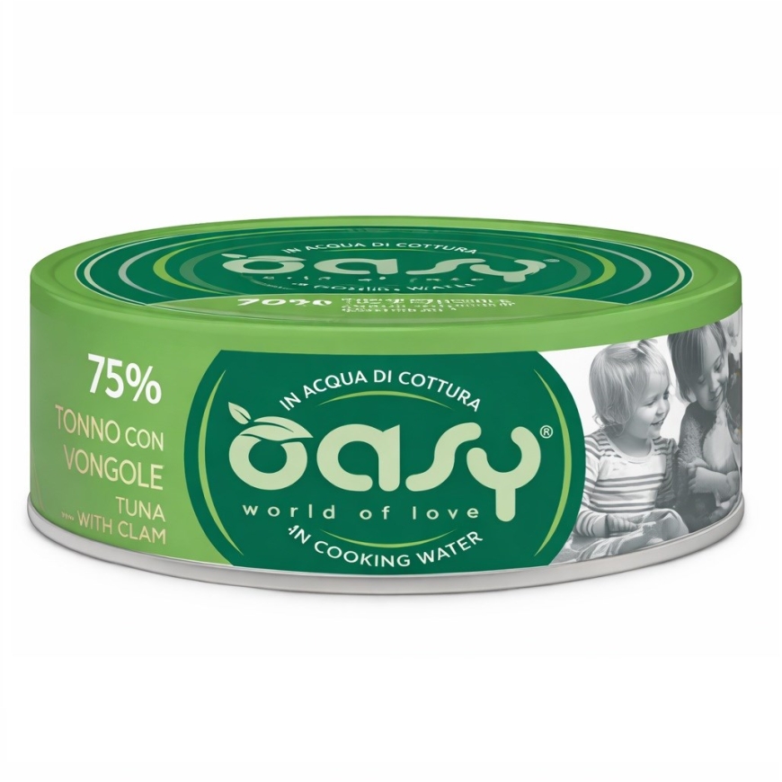 OASY More Love tuunikala koos rannakarbiga - niiske kassitoit - 70g