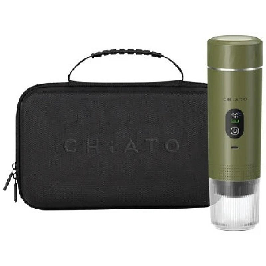 Kafijas automāts CHiATO brewPLAY Smart Traveller Portable Espresso Maker Set – Zaļš