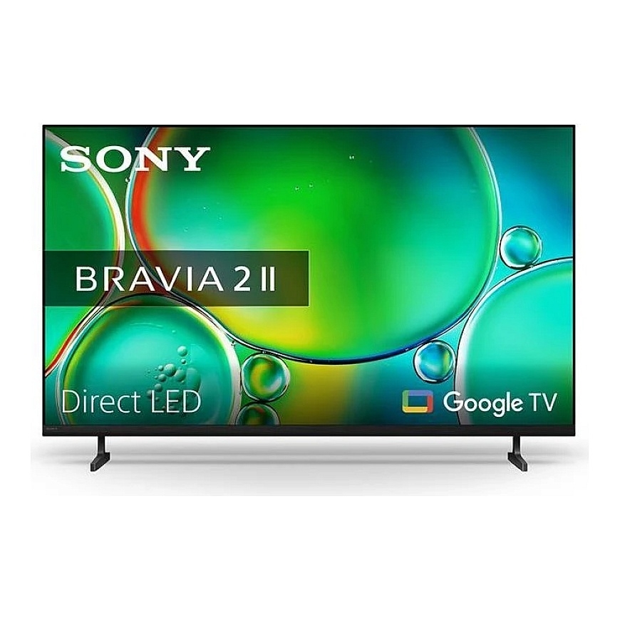 Televizorius Sony TV | K43S25M2 Bravia 2 | 43 | Smart TV | Google TV | 4K UHD | Juodas