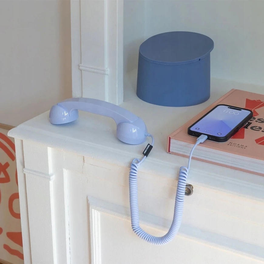 Native Union Pop Phone – USB-C telefon handfree kõne vastuvõtu ja lõpetamise funktsiooniga (sinine) – 3