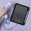 Native Union Pop Phone – telefono ragelis USB-C su skambučių priėmimo ir baigimo funkcija (žydra)