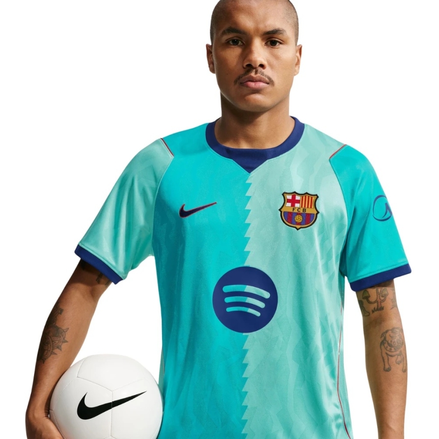 Nike FC Barcelona Stadium Vīriešu T-krekls 2026/27 zaļa II6652 301 S – 5