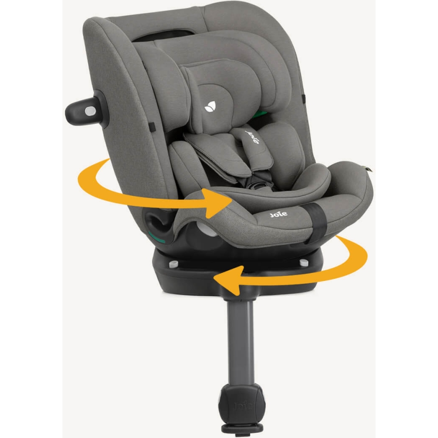 Joie i-Spin 360 Max ISOFIX automobilinė kėdutė, 40 cm - 150 cm, Thunder Grey – 2
