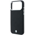BMW Sign Deboss Quilted Логотип MagSafe чехол для iPhone 18 Pro Max / 17 Pro Max - Черный