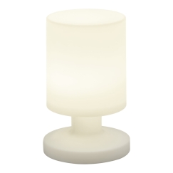 Trio LORA uzlādējama galda lampa, balta