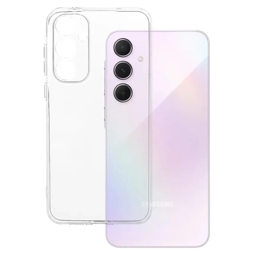 Ultra Clear 1mm Kuori Samsung Galaxy A55 5G:lle, Läpinäkyvä