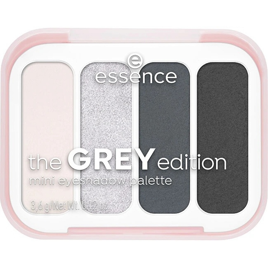 Essence Harmaa mini silmämeikkipaletti 3,6 g – 2