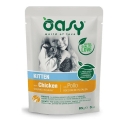OASY gabaliņi mērces kaķēniem ar vistu - mitrā kaķu barība - 85g OASY gabaliņi mērces kaķēniem ar vistu - mitrā kaķu barība - 85g