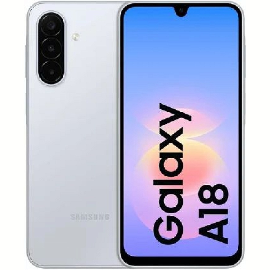 A185F Galaxy A18 128GB Sidabrinis