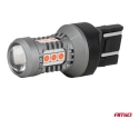 LED-lamput STANDARD 7443 W21/5W 3030 15SMD Punainen 12/24V AMIO-04999