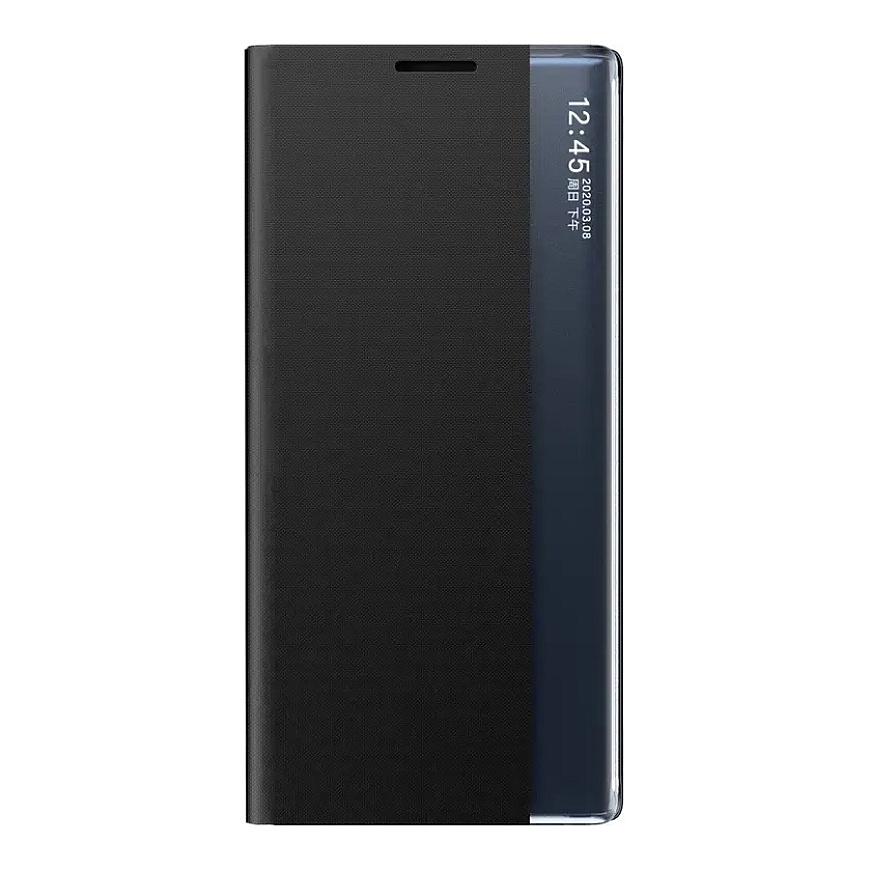 Uudenlainen unenukkumiskirjatyyppinen puhelinkotelo jalustalla Samsung Galaxy S22+:lle (S906) musta – 3