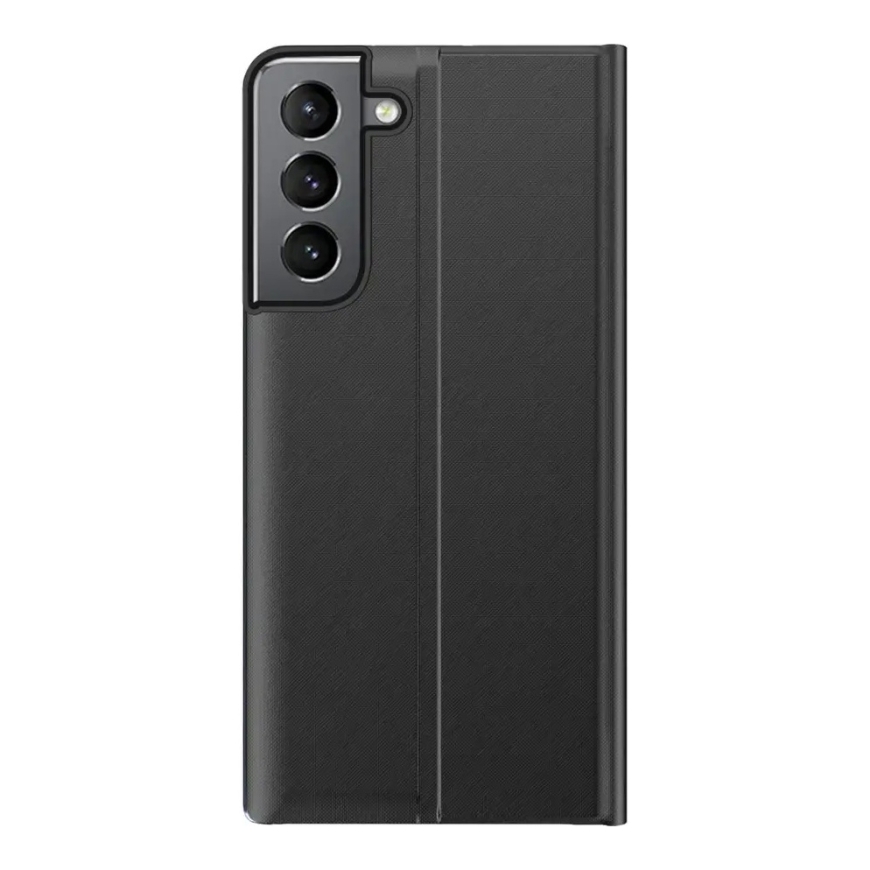 Uudenlainen unenukkumiskirjatyyppinen puhelinkotelo jalustalla Samsung Galaxy S22+:lle (S906) musta – 5
