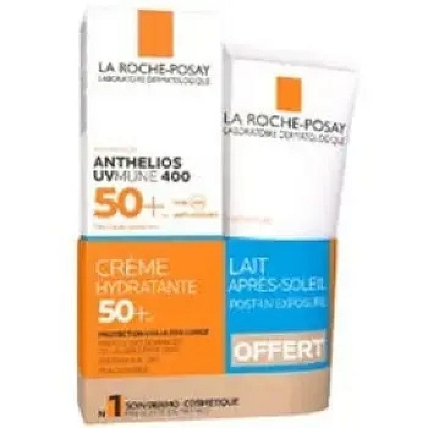 Набор для увлажнения La Roche-Posay ANTHELIOS UVMUNE 400 SPF 50 - Комплект для идеального загара против солнечного излучения 125