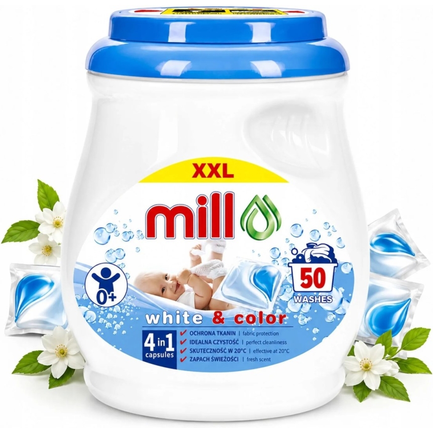 MILL PROFESSIONAL BABY DUO CAPS -pestyksikapselit, 50