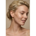 Victoria Walls Gold-plated 2 in 1 earrings with pendants VWE260736G