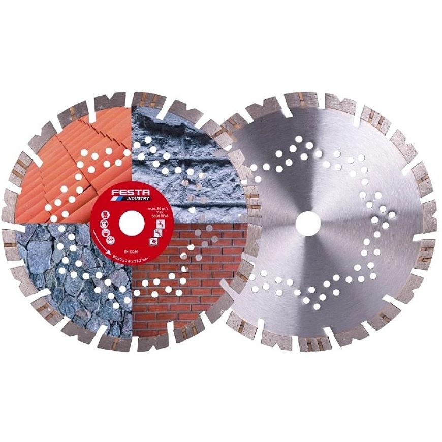 FESTA INDUSTRY Diamond Segmented Cutting Disc, 230 x 2.8 x 22.2 mm – 2