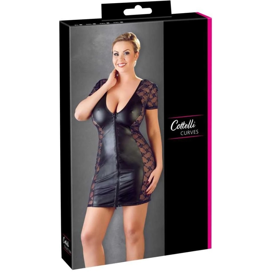 Cottelli Curves Kleita ar 2 virzienu XL rāvējslēdzēju