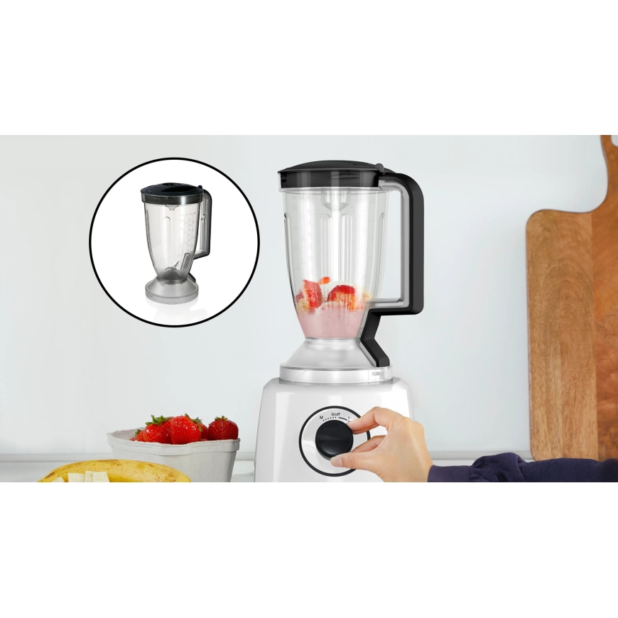 Maisto procesorius Bosch MCM3230W 800 W 2.3 L Baltas – 2