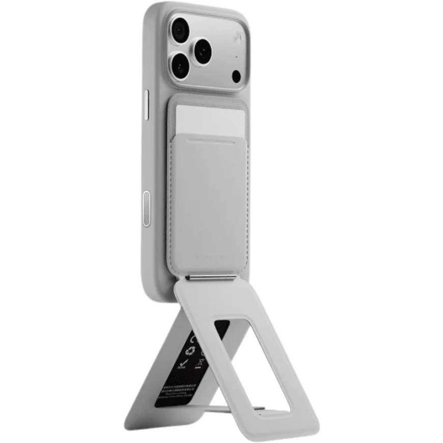 Dėklas Magnetinė piniginė ir telefono stovas Moft Movas Tripod MagSafe pilkas – 4