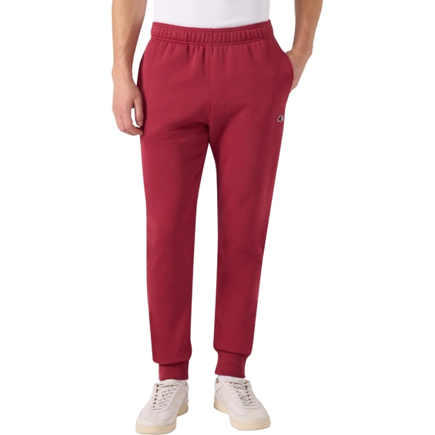 Champion Rib Cuff Pants for Men red 220299 RS508 (XL)